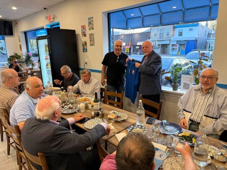 AHEPA Chapter #26 Holds Dinner Meeting at Greek Korner Restaurant in Hatboro, PA